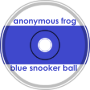 Blue Snookerball
