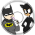Batman shows robin a picture