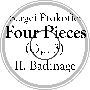 Four Pieces (Op. 3): II. Badinage (transcribed for orchestra)