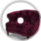 a comfy lookin maroon chair