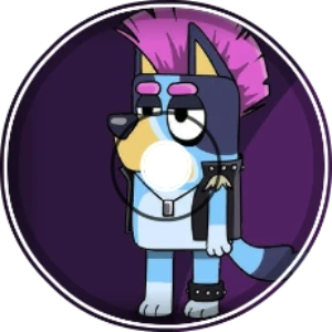 Bluey Goes Punk